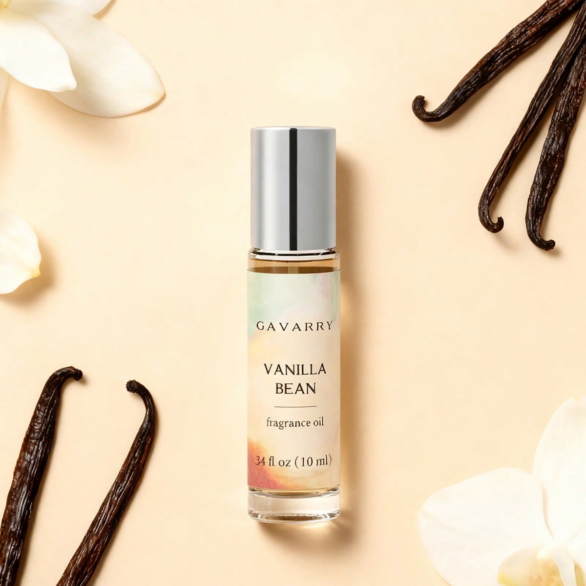 Mini Women's Fragrance Oil, Vanilla Roll-On Long Lasting Aromatherapy, Easy-To Carry,Work,Wedding,Travel,Christmas Gift.