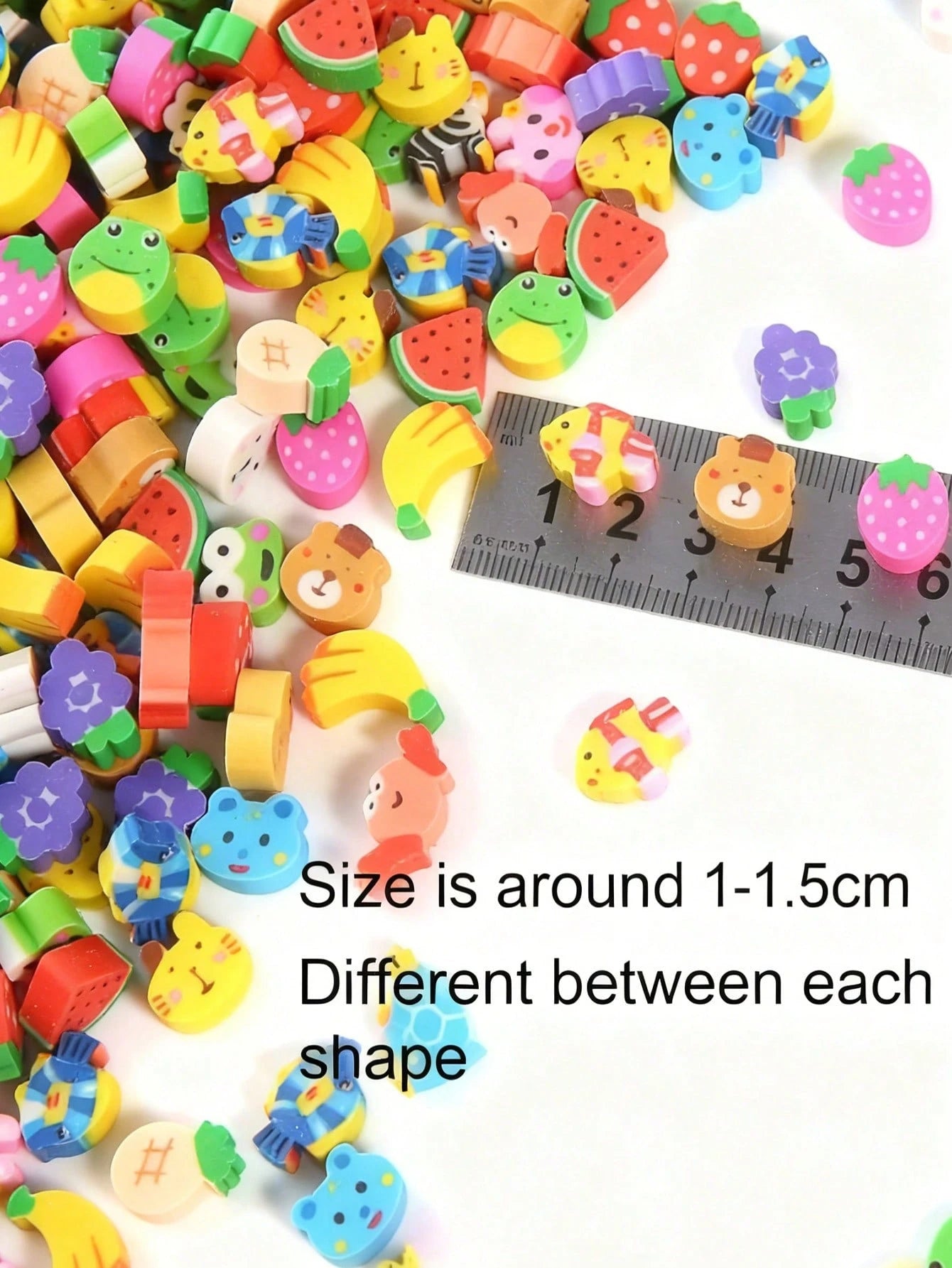 MINKOJA 200pcs Mini Animal Eraser- Various Cartoon Small Erasers For Classroom Rewards, Party Gifts And Fun School Supplies, Various Colors And Designs, Fun Learning Tools| Fun Design| Durable Eras