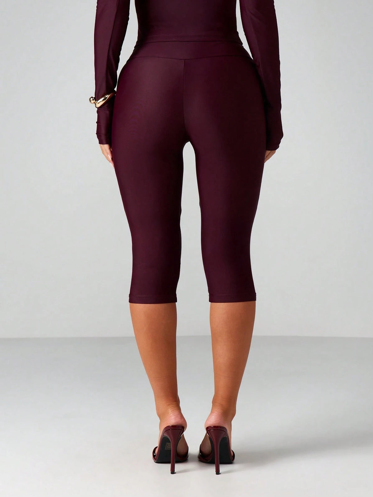 MISSGUIDED High Waist Capri Pants With Tie Belt Detail Cropped Trousers For Summer Casual Wear