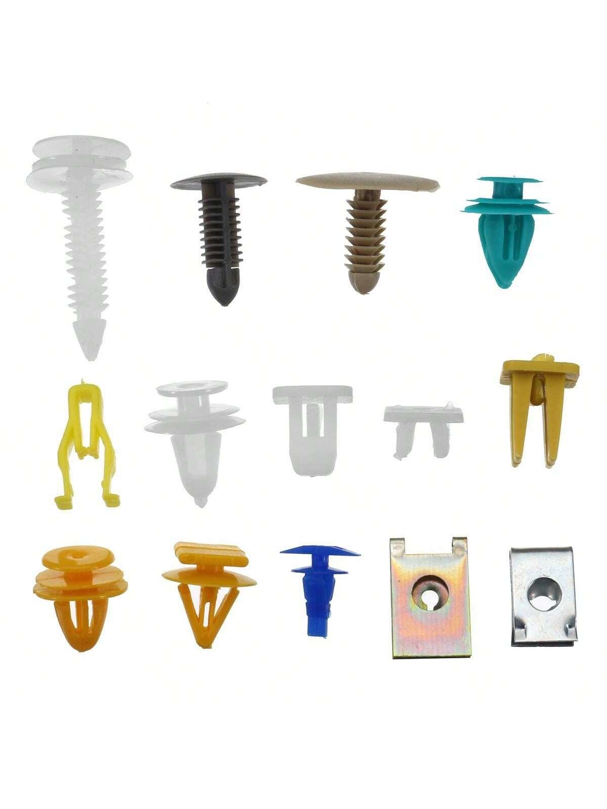 Mixed Auto Fastener Vehicle Car Bumper Clips Retainer Fastener Rivet Door Panel Liner Universal Fit All Car-1000/800/500/300/100PCS