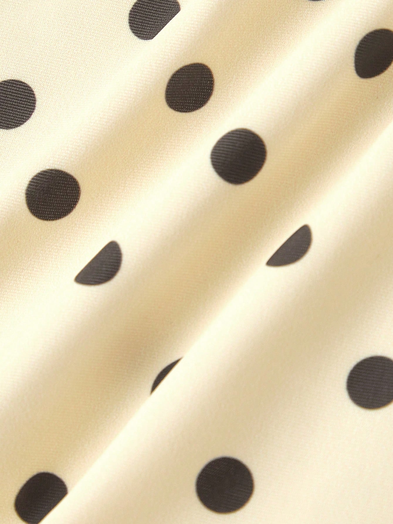 MOD Women's White With Black Polka Dots One Shoulder Cutout One Piece Swimsuit,Summer 90s Retro Monokini With Ring Detail For Beach Party,Holiday,Vacation