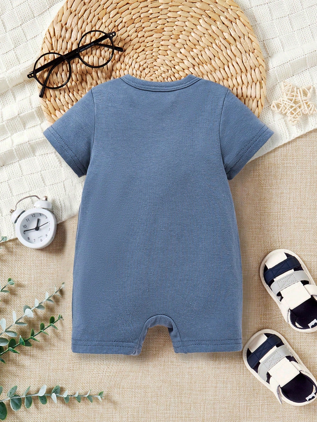 ModeFlare Wear Baby Boys' Casual Letter Printed Romper, Summer