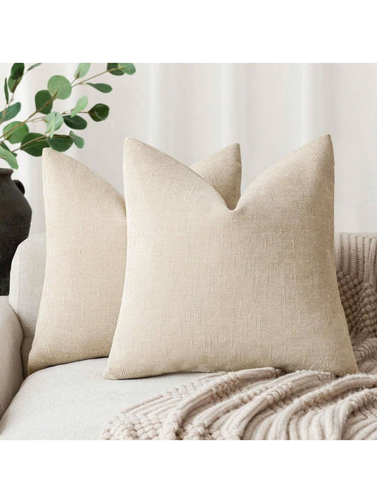 Modern Minimalist Bamboo Knot Chenille Throw Pillow Cover, Suitable For Bedroom, Sofa, Car Seat Backrest, All Season