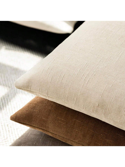 Modern Minimalist Bamboo Knot Chenille Throw Pillow Cover, Suitable For Bedroom, Sofa, Car Seat Backrest, All Season