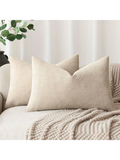 Modern Minimalist Bamboo Knot Chenille Throw Pillow Cover, Suitable For Bedroom, Sofa, Car Seat Backrest, All Season