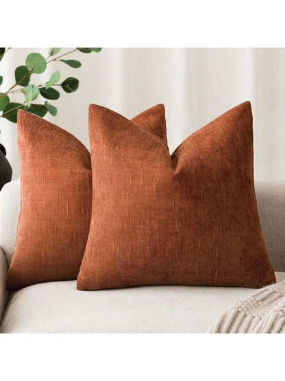 Modern Minimalist Bamboo Knot Chenille Throw Pillow Cover, Suitable For Bedroom, Sofa, Car Seat Backrest, All Season