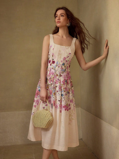MOTF PREMIUM LINEN WOMEN SHORT DRESSES