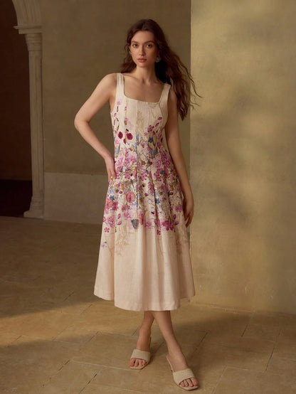 MOTF PREMIUM LINEN WOMEN SHORT DRESSES
