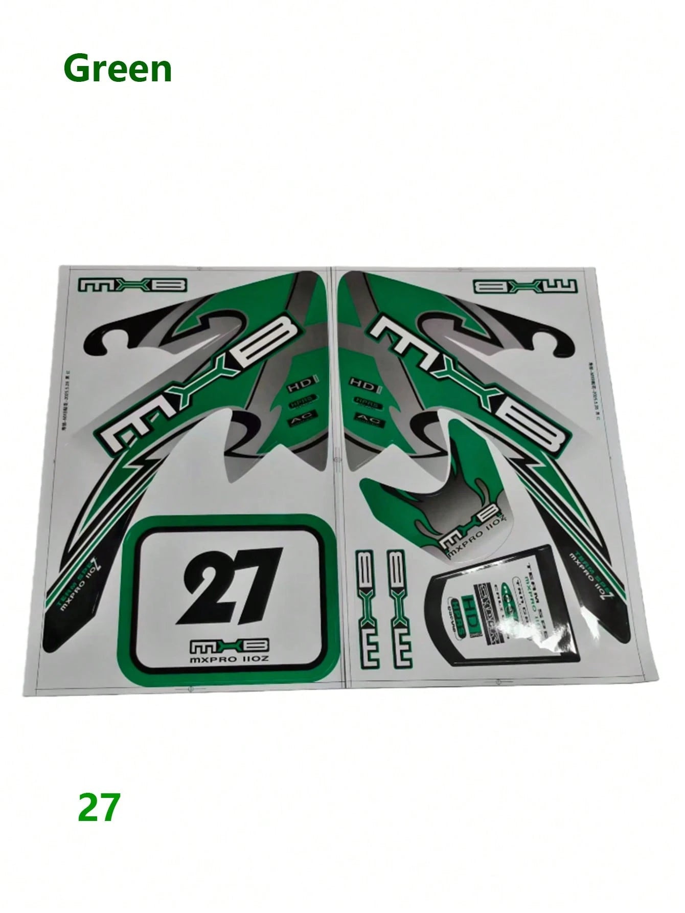 Motorcycle Decal Sticker Red Blue Yellow Green Racing Motorcycle Kohis Sticker CRF50 CRF70 Sticker For CRF 50cc 70cc Pit Dirt Bike Decal