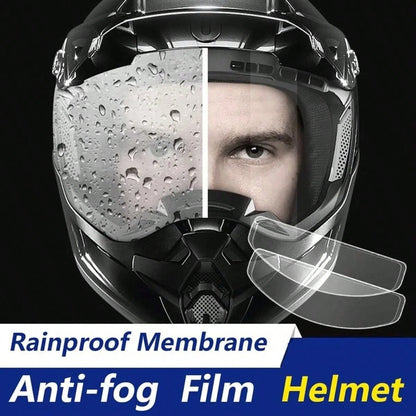 Motorcycle Helmet Transparent Rainproof Anti-Fog Film, Driving Durable Nano Coating Sticker, Universal Helmet Accessory