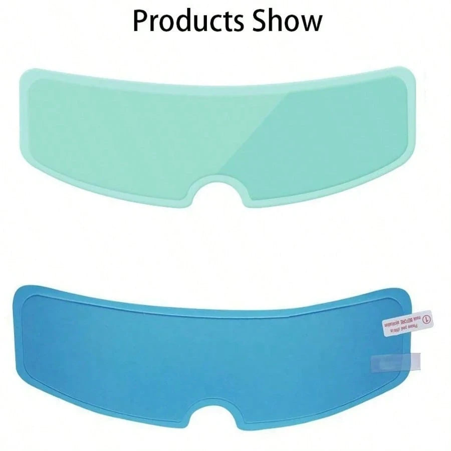 Motorcycle Helmet Transparent Rainproof Anti-Fog Film, Driving Durable Nano Coating Sticker, Universal Helmet Accessory