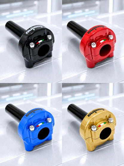 Motorcycle Throttle Grip, CNC Aluminum Alloy Quick Action Twist Throttle Assembly, Universal Accelerator Handle Replacement Part, High Performance Motorcycle Accessory, Suitable For Dirt Bike, Pit Bik