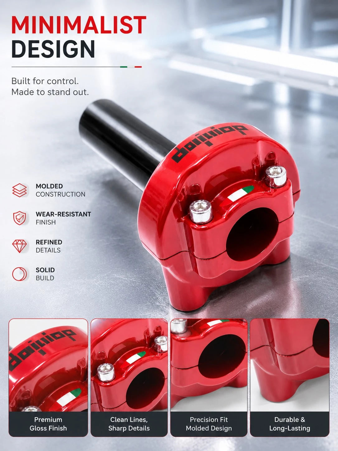 Motorcycle Throttle Grip, CNC Aluminum Alloy Quick Action Twist Throttle Assembly, Universal Accelerator Handle Replacement Part, High Performance Motorcycle Accessory, Suitable For Dirt Bike, Pit Bik