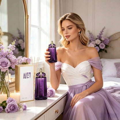 Mugler Alien Eau De Parfum For Women – 3 Oz (90 Ml), Long-Lasting Floral-Woody Fragrance| Notes Of Jasmine, Cashmeran Wood, And Amber – A Bold, Captivating Scent For Women, Suitable For Everyday Wear