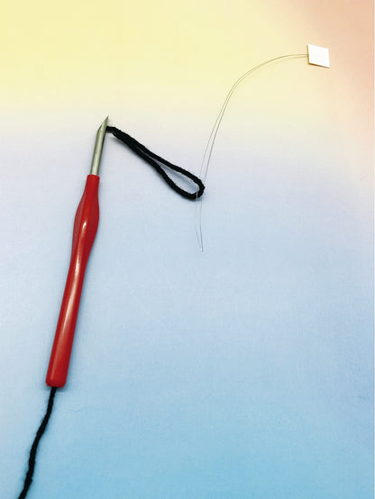 Multi-Color Punch Needle Embroidery Tool Set With Protective Case And Easy Threader, 4-Color Red Pink Green Blue Simple Punch Needles, Suitable For DIY Handmade Tufted Carpets, Punch Needle Art Painti