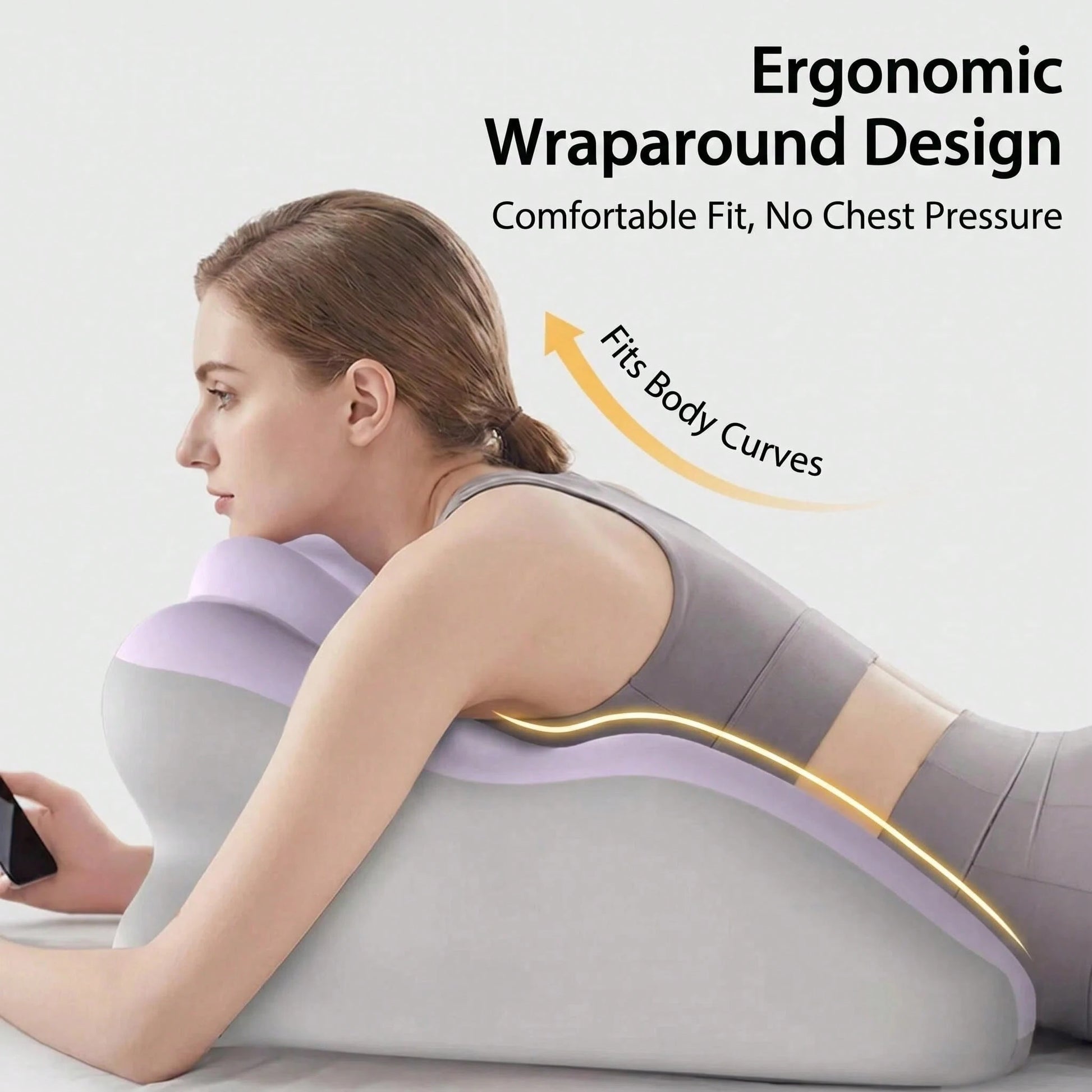 Multifunctional Memory Foam Lumbar Support Pillow, Ergonomic Design, Provides Added Support, Suitable For Different Postures And Scenarios, Meets Various Needs. Ideal For People Who Sit For Long Perio