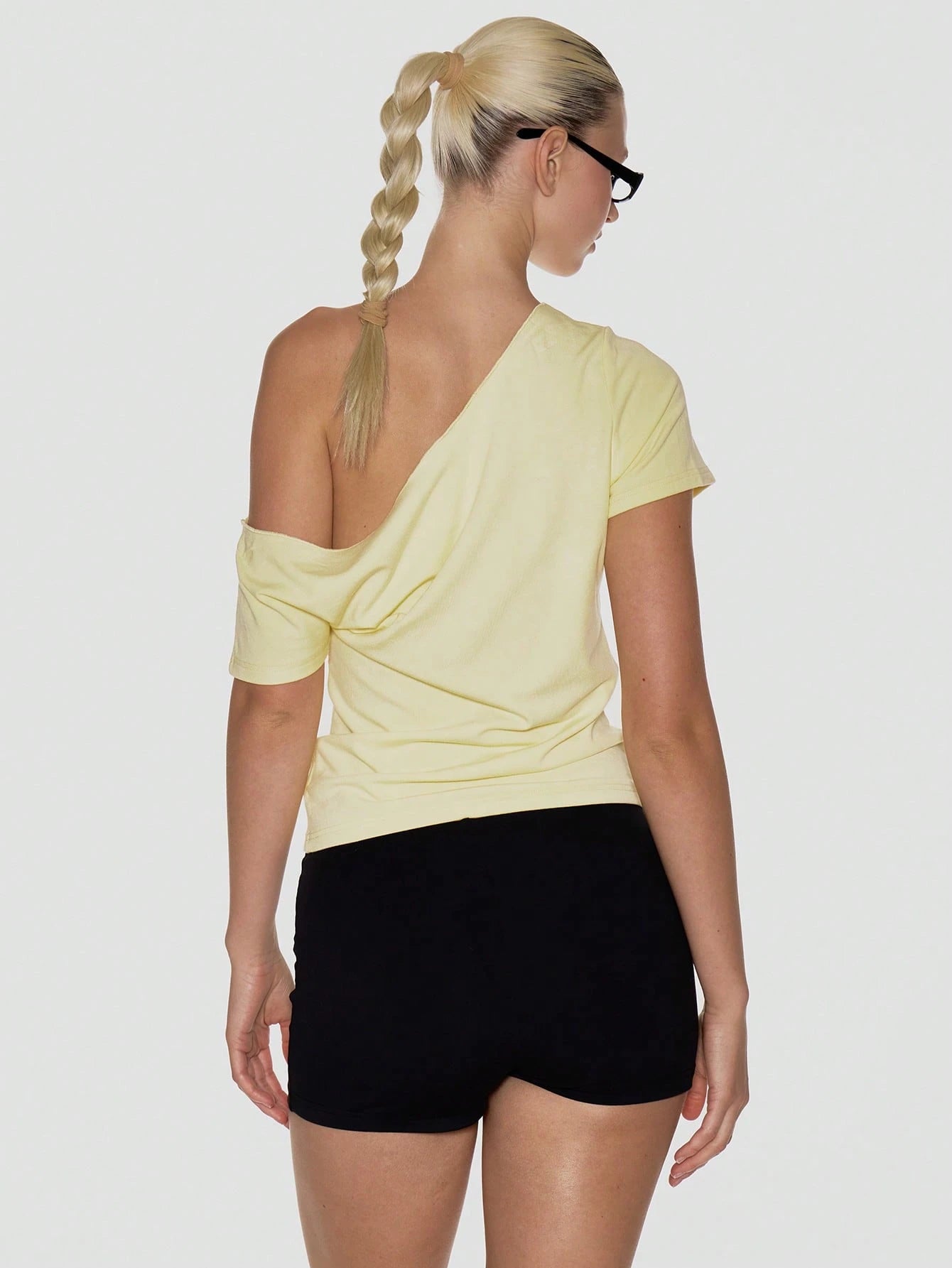 MUSERA Slouchy Off The Shoulder Raw Hem 'I Heart Swag' Slogan Oversized Graphic Tee Summer Holiday Festival Cute Going Out Feminine Girly Y2k Bad Timing