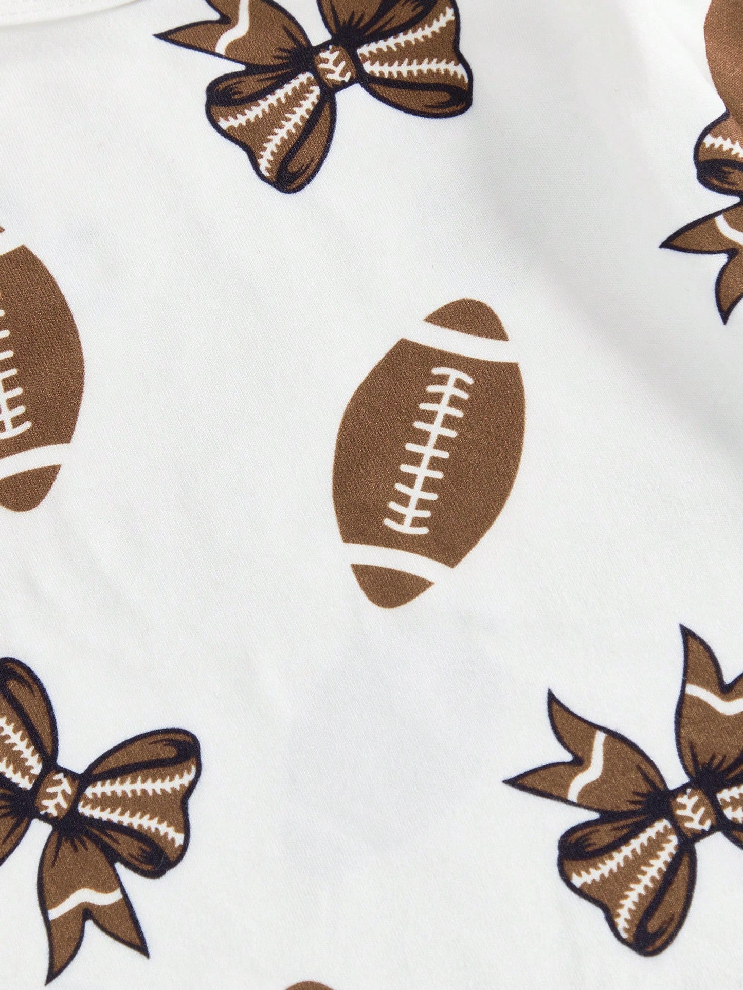 My First Game Day Baby Girl Outfit Football Ruffle Long Sleeve Romper Overall Dress Headband Cute Fall Clothes