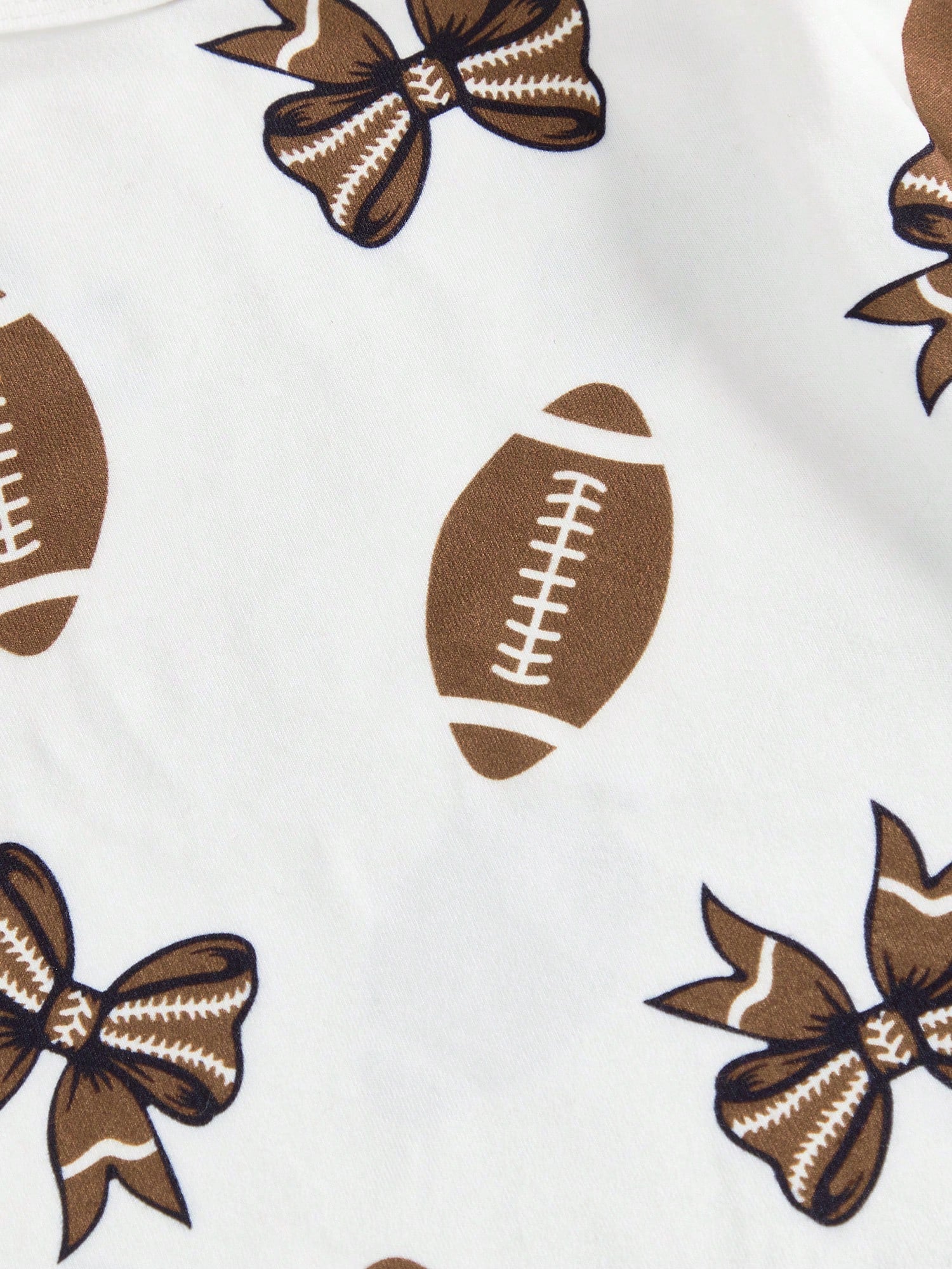 My First Game Day Baby Girl Outfit Football Ruffle Long Sleeve Romper Overall Dress Headband Cute Fall Clothes
