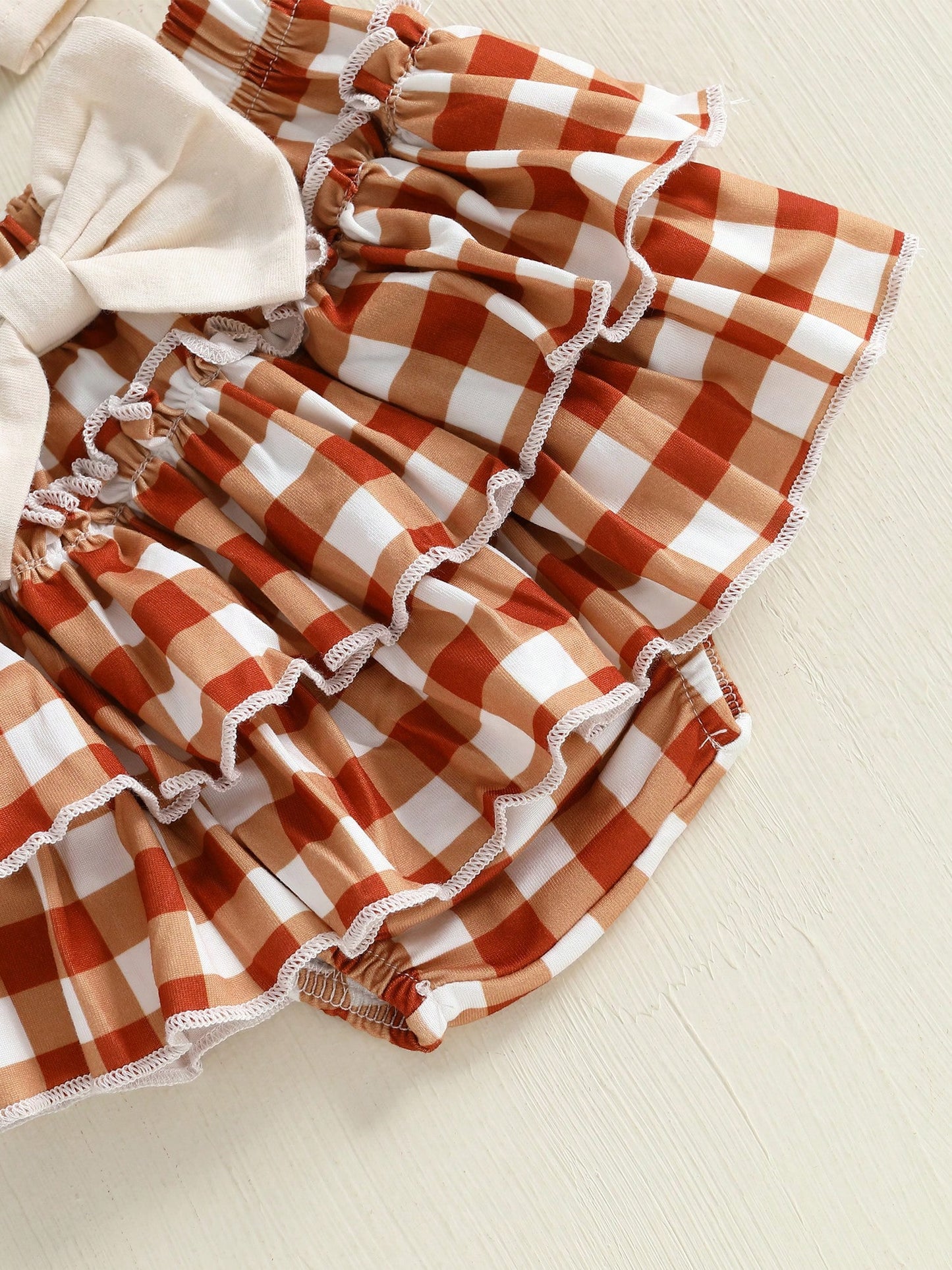 My First Thanksgiving Baby Girl Outfit Newborn Infant Ruffle Long Sleeve Romper Tutu Skirt Socks Headband 4Pcs Set