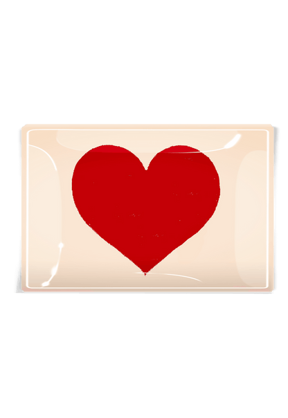 My Heart Is Full Decoupage Glass Tray - Ben's Garden