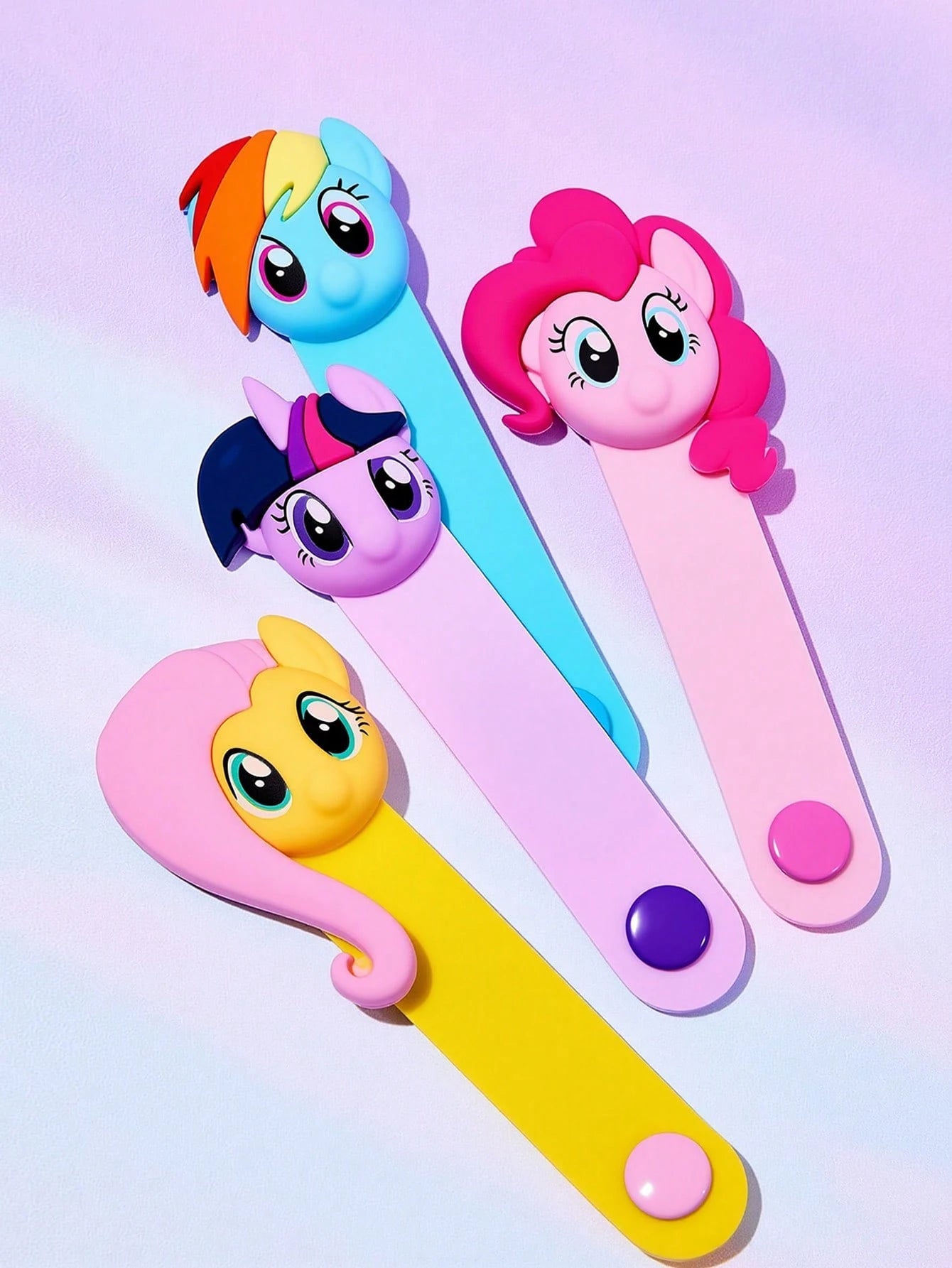 My Little Pony X 1pc/ 4 Pcs Cartoon Data Cable Storage Clip Travel Earphone Charging Cable Organizing Clip Home Multi-Functional Cute Winding Cable Organizer, Suitable For Various Cable Storage