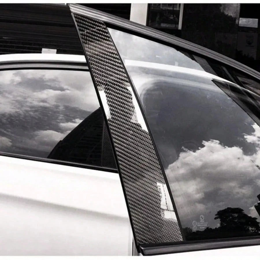 New 3D Anti-Scratch Waterproof Anti-UV Car Door Sill Protector Sticker, Nano Carbon Fiber DIY Adhesive, Car Side Mirror Protection Tape, Car Body Bumper Anti-Scratch Sticker