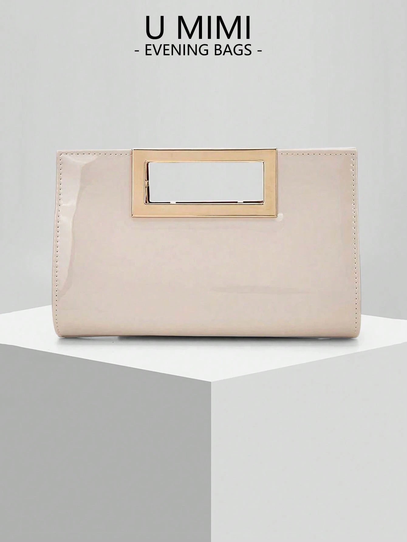 New Glossy Banquet Bag, Evening Bag, Clutch Bag With Chain, Formal Dress Bag, Suitable For Weddings, Conferences, Banquets, Parties, Balls. Best Gift For Women