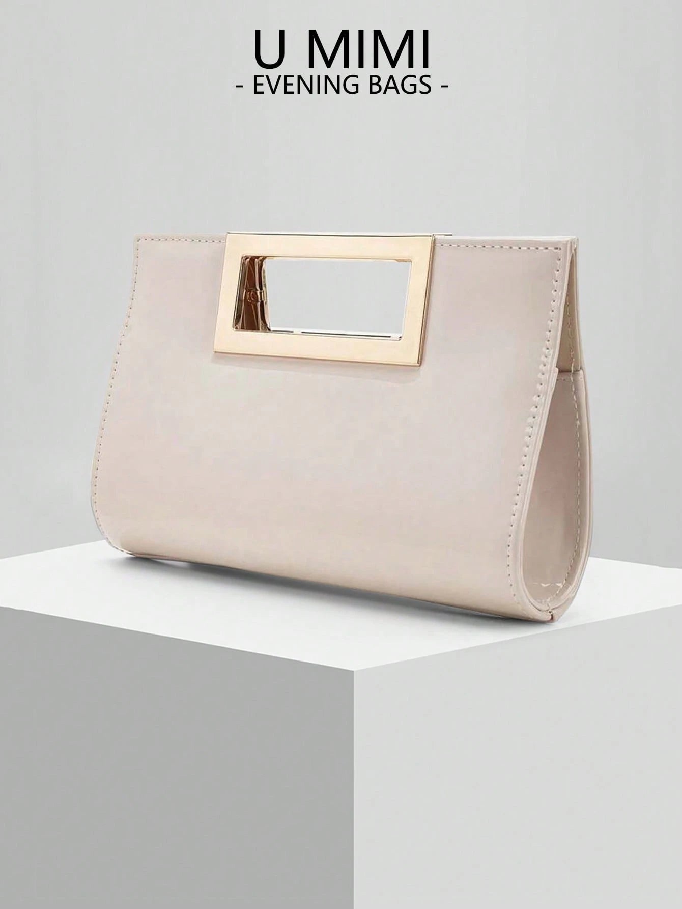 New Glossy Banquet Bag, Evening Bag, Clutch Bag With Chain, Formal Dress Bag, Suitable For Weddings, Conferences, Banquets, Parties, Balls. Best Gift For Women