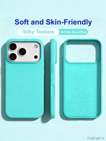 New Luxury Shockproof Soft Beige Friendly Phone Case, Compatible With IPhone 17 16 15 Pro 14 Plus 13 12 11 17 Pro Max Air XR XS Max X/XS 7/8 Plus 7/8, Anti-Drop Smooth Protective Cover, Durable Design