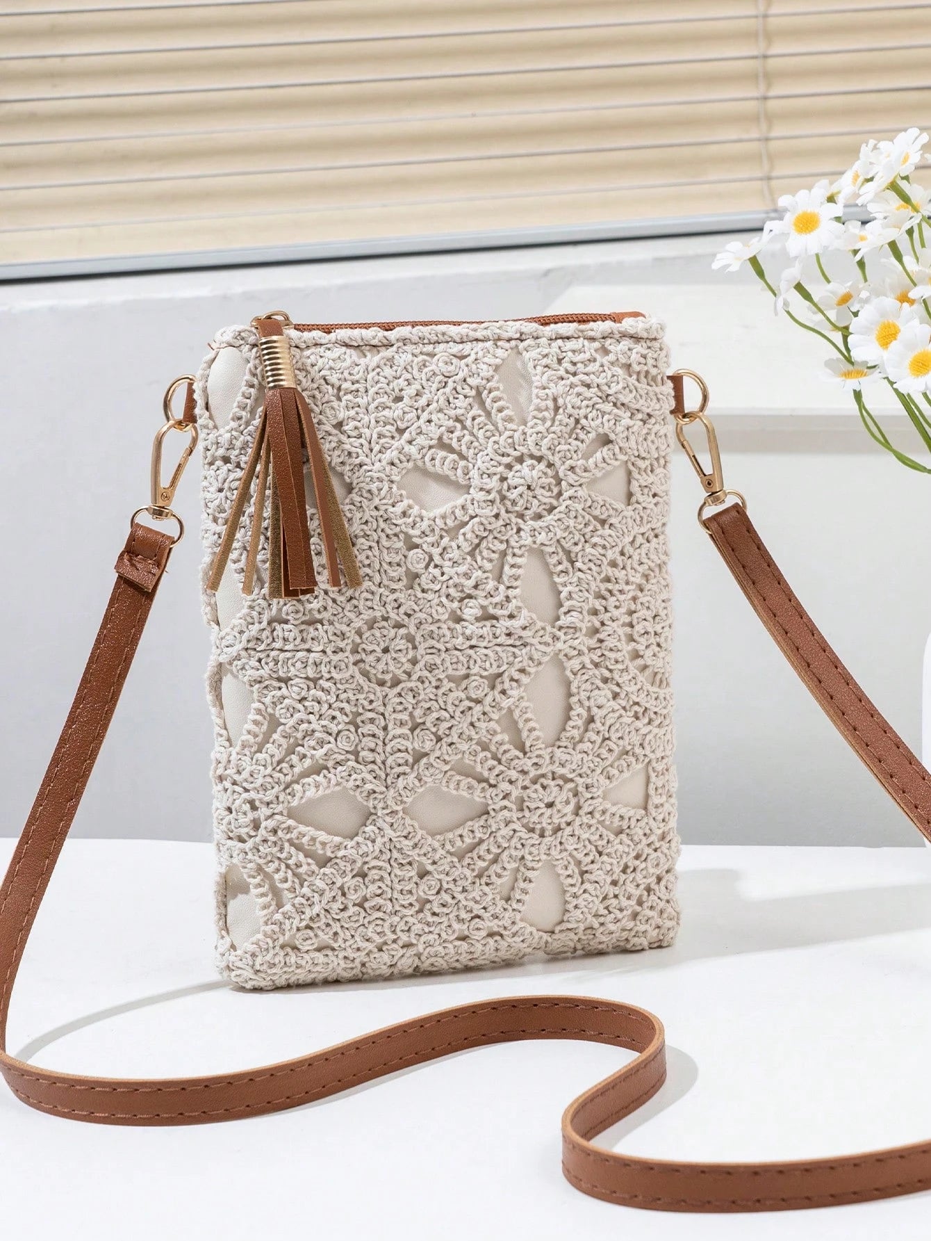New Small Crossbody Bag For Women, Niche Beach Casual Shoulder Bag, Fashionable Envelope Bag, Versatile Ins Crossbody Bag For Holiday & Beach Vacation Essentials, Vacationcore