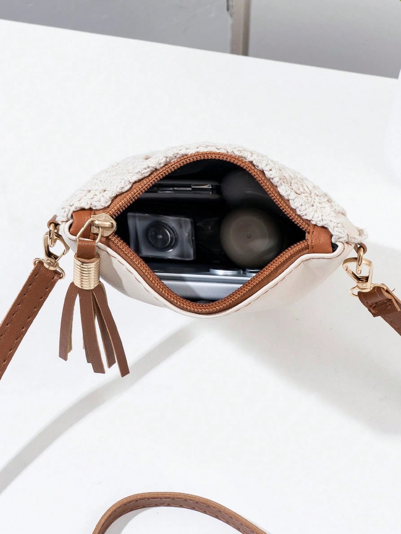 New Small Crossbody Bag For Women, Niche Beach Casual Shoulder Bag, Fashionable Envelope Bag, Versatile Ins Crossbody Bag For Holiday & Beach Vacation Essentials, Vacationcore