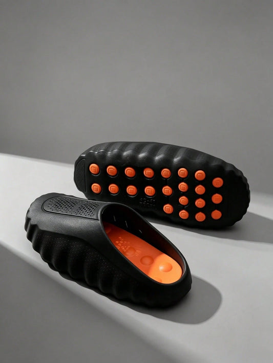 New Summer MIND 001 Mesh Knit Slip-On Sandals (Foam Sole), Couple Style, Plus Size, Beach Shoes, Suitable For Beach Wear And Home Wear.