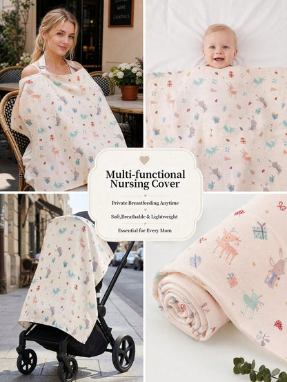 New Upgraded 2nd Generation Nursing Cover, Breastfeeding Apron, Nursing Cover-Up, Baby Feeding, Anti-Exposure Essential, Outdoor Nursing Clothing, Multi-Functional Mom Nursing Bib, Newborn Infant Nurs