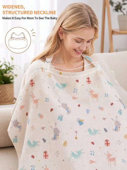 New Upgraded 2nd Generation Nursing Cover, Breastfeeding Apron, Nursing Cover-Up, Baby Feeding, Anti-Exposure Essential, Outdoor Nursing Clothing, Multi-Functional Mom Nursing Bib, Newborn Infant Nurs