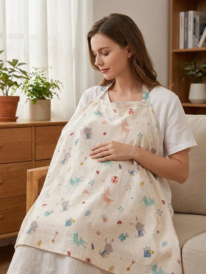 New Upgraded 2nd Generation Nursing Cover, Breastfeeding Apron, Nursing Cover-Up, Baby Feeding, Anti-Exposure Essential, Outdoor Nursing Clothing, Multi-Functional Mom Nursing Bib, Newborn Infant Nurs