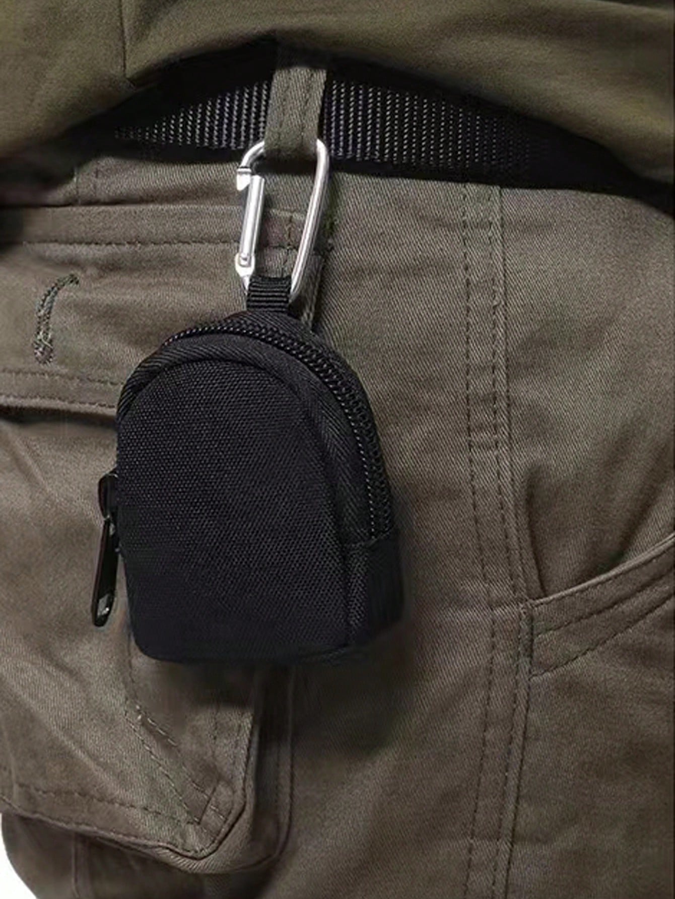 New Waist Bag Portable Small Pouch Round Wear-Resistant Small Wallet Outdoor Small Storage Bag For Men Mini Wallet