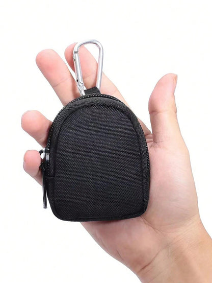 New Waist Bag Portable Small Pouch Round Wear-Resistant Small Wallet Outdoor Small Storage Bag For Men Mini Wallet