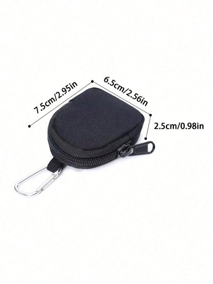 New Waist Bag Portable Small Pouch Round Wear-Resistant Small Wallet Outdoor Small Storage Bag For Men Mini Wallet