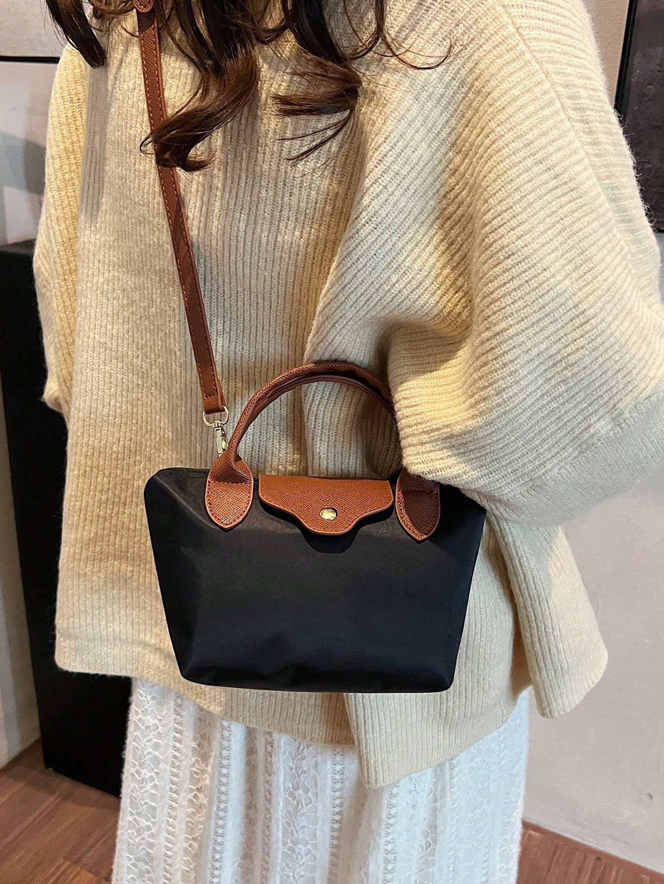 New Women Nylon Casual Tote Shoulder Bag Crossbody Dumpling Handbag