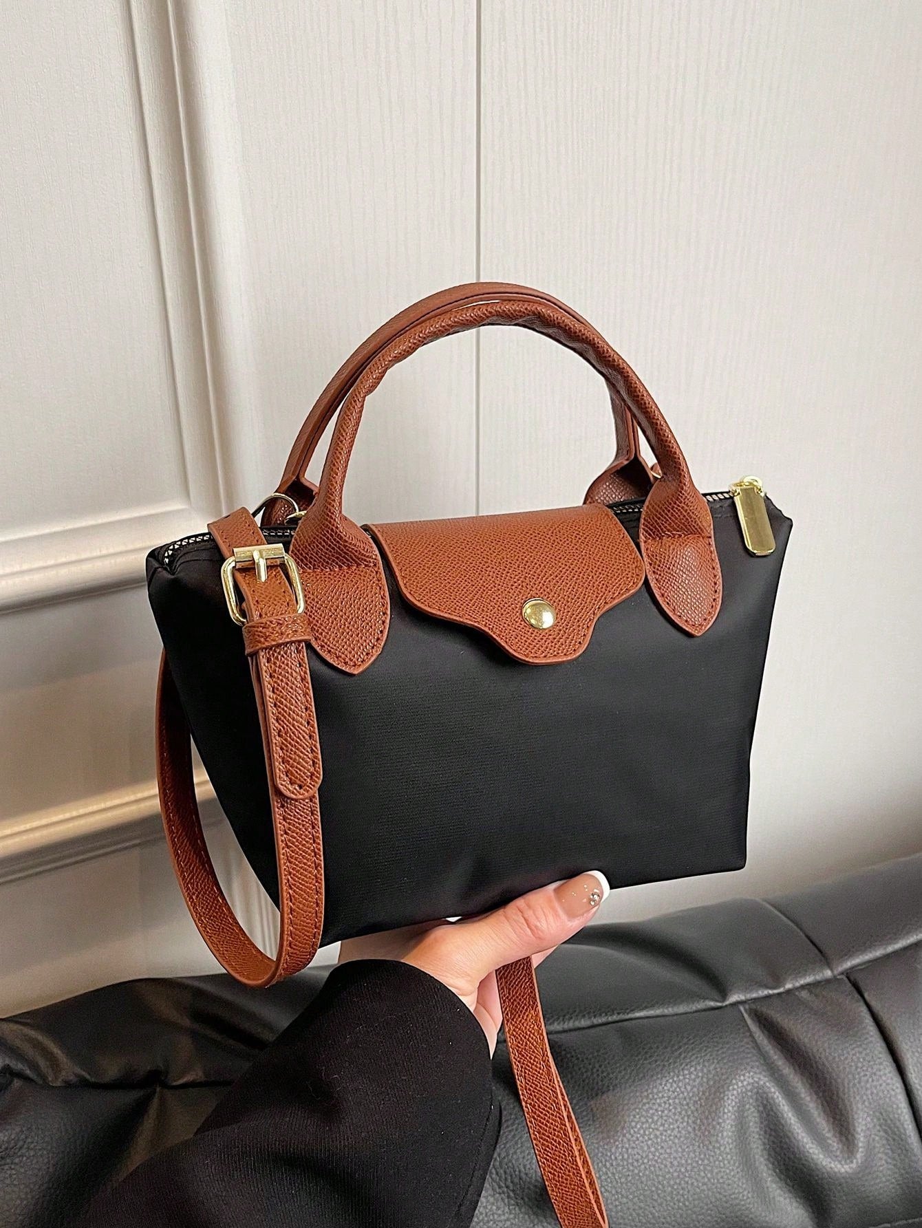 New Women Nylon Casual Tote Shoulder Bag Crossbody Dumpling Handbag