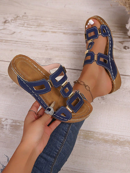 New Women's Fashion Flat Sandals, Wedge Sandals, Beach Sandals For Summer, Platform Sandals, Platform Sandals, Gladiator Sandals
