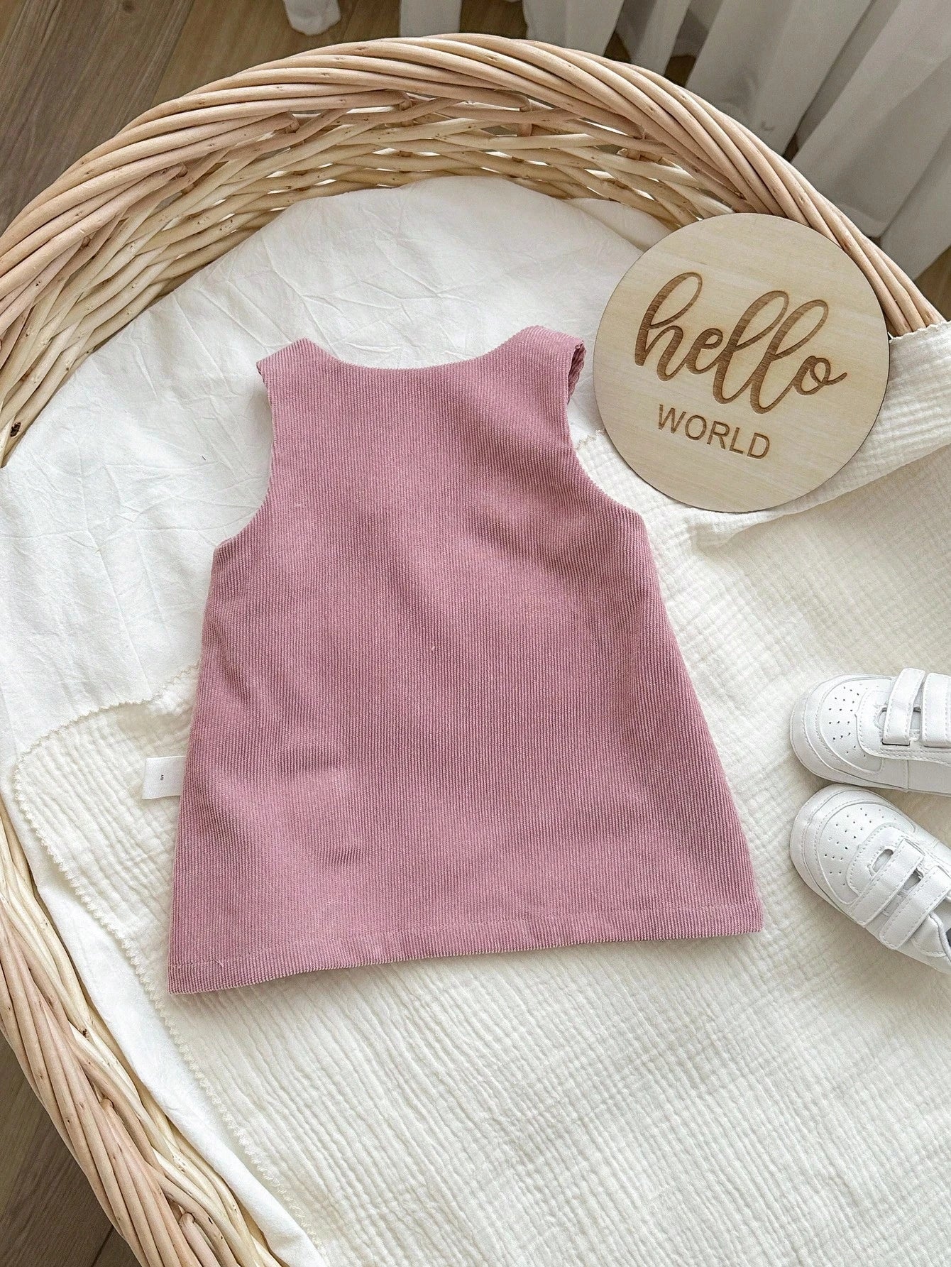 Newborn Baby Girl Cute Versatile Casual Cartoon Bear Pattern Dress