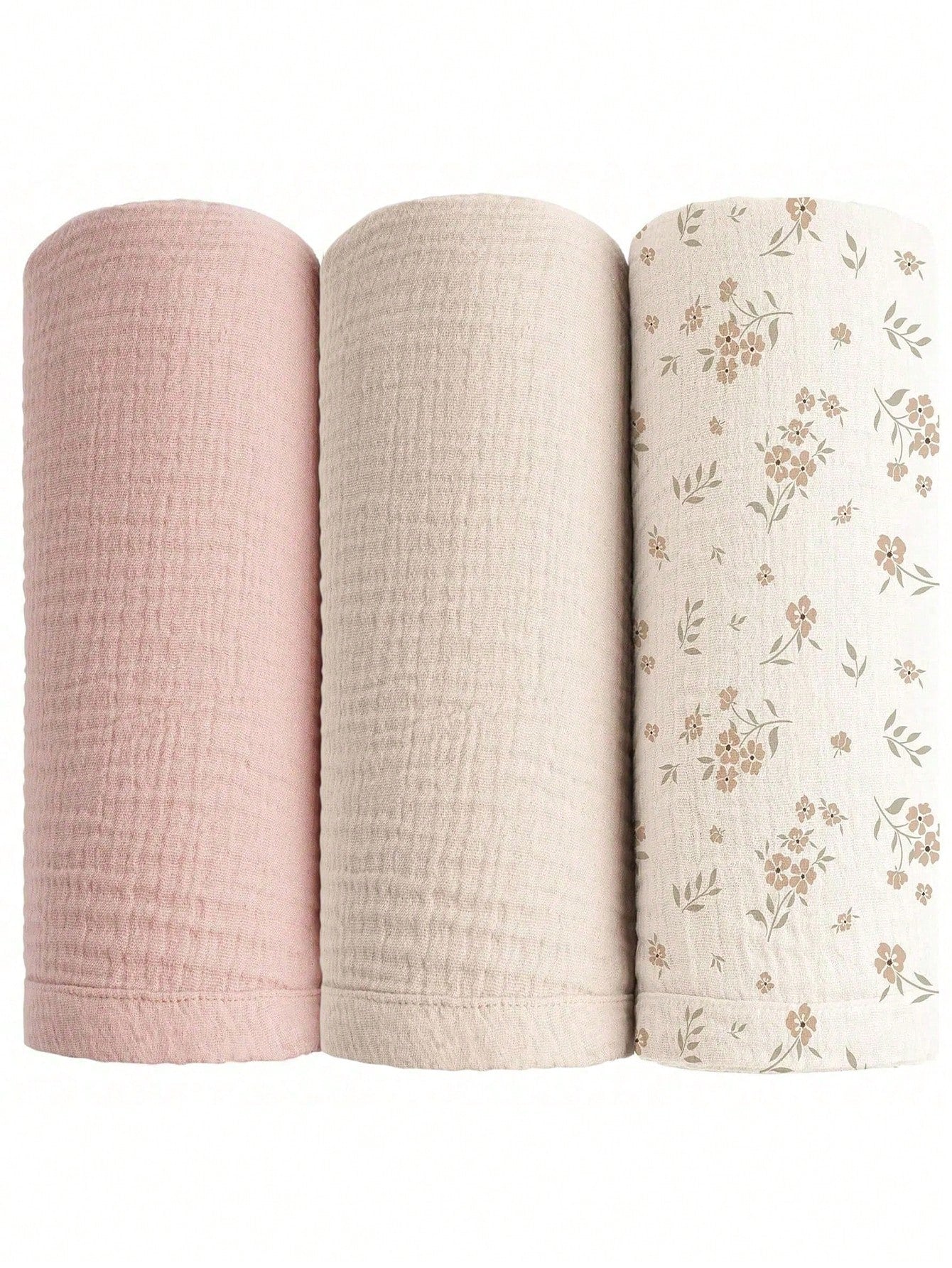Newborn Muslin Swaddle Blanket, Unisex, Multi-Functional Blanket,Drool Bib,Stroller Cover, Car Seat Cover,Baby Boys BabyGirls,Newborn Gifts