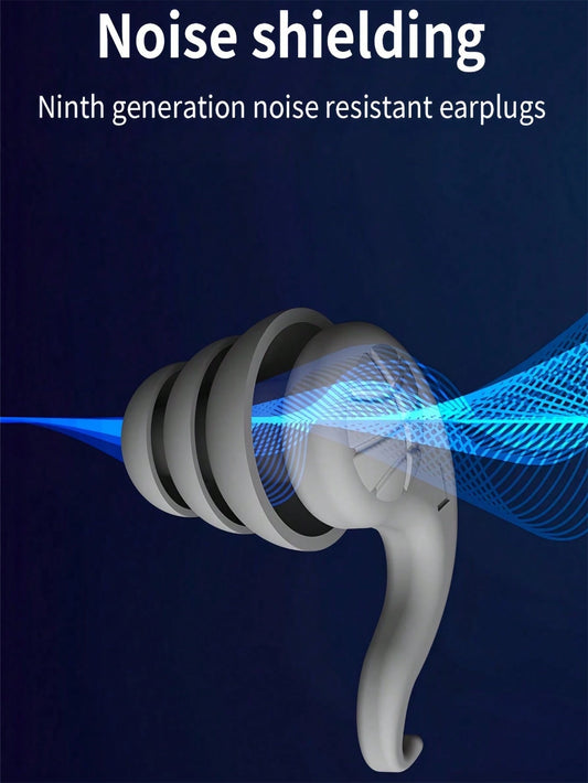 Noise-Proof Ear Plugs For Sleeping-4 Pairs Reusable Soft SiliconeNoise Block Earplugs For Sound Proof, 40db Noise Reduction Earplugfor For Sleeping, Snoring, Studying, Concerts, Noise-Proof AndHearing