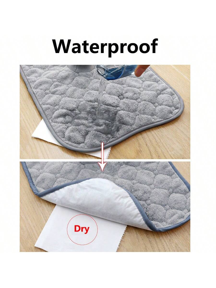 Non-Slip Baby Stroller Seat Liner, Absorbent & Washable With Safety Belt Holes, Universal Folding Toddler Seat Cushion, Suitable For Strollers, High Chairs, Car Safety Seats