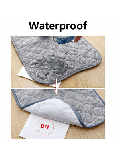 Non-Slip Baby Stroller Seat Liner, Absorbent & Washable With Safety Belt Holes, Universal Folding Toddler Seat Cushion, Suitable For Strollers, High Chairs, Car Safety Seats