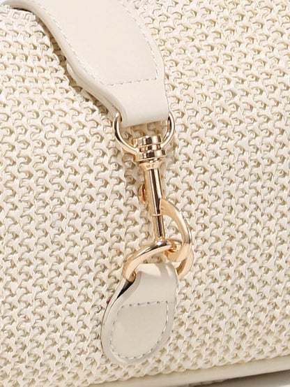 Novachic, 1pc Vintage Minimalist Crescent Moon Shaped Bag With Adjustable Strap, Suitable For Dates, Outings, Parties