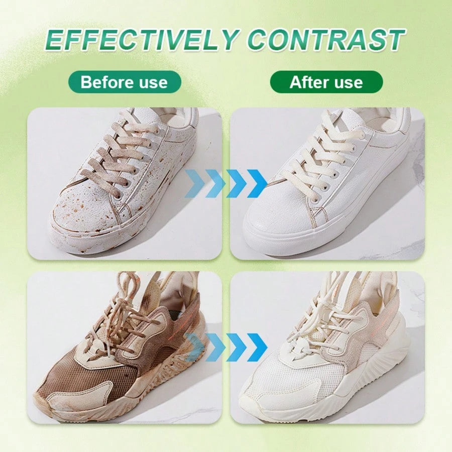 Nuokaiqi White Shoe Cleaning Cream, A Whitening And Decontamination Agent For Leather, Car Interiors And Genuine Faux Leather Sofas, A Multi-Purpose Cleaner With Sponge  Outdoor  Casual  Cute    Alumi