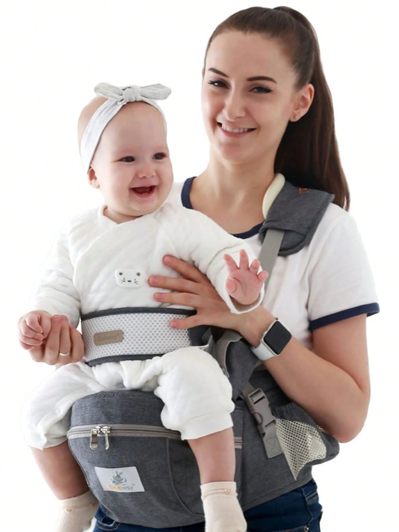 Oaoleer 1PC Baby Hip Seat Carrier Baby Waist Stool For Child Infant Toddler With Adjustable Strap Buckle Pocket Soft Inner Huge Storage